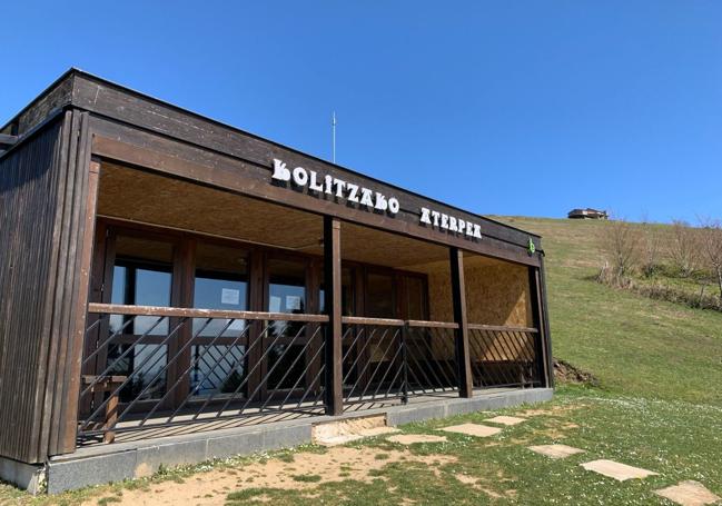 Refugio del Kolitza sobre el que también se actuará.