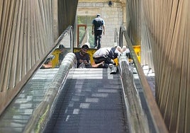 El Casco Viejo sufre a menudo los parones de estas instalaciones.