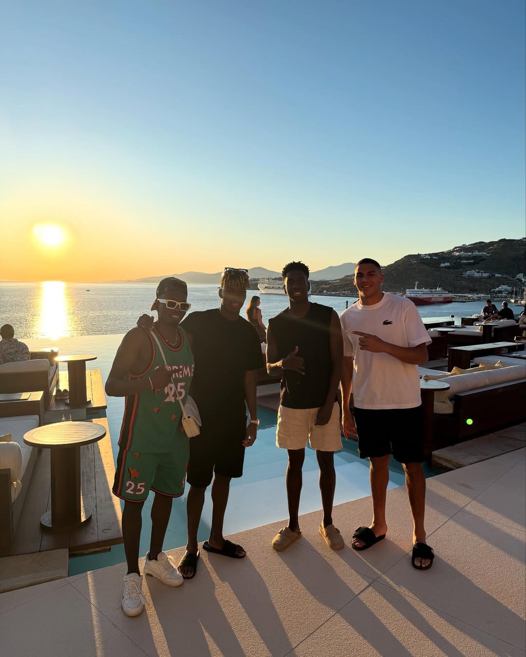 Álvaro Djaló, Nico Williams, Adama Boiro y Maroan Sannadi.