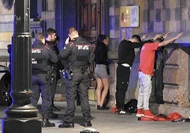 Dos delitos con arma blanca cada día en Bilbao pese a reducirse un 10%