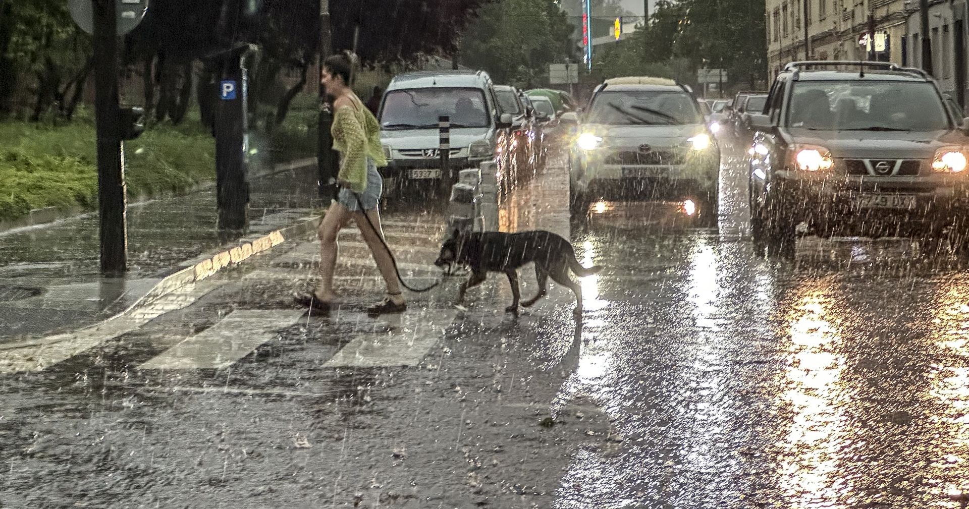 La tormenta de Vitoria en imágenes