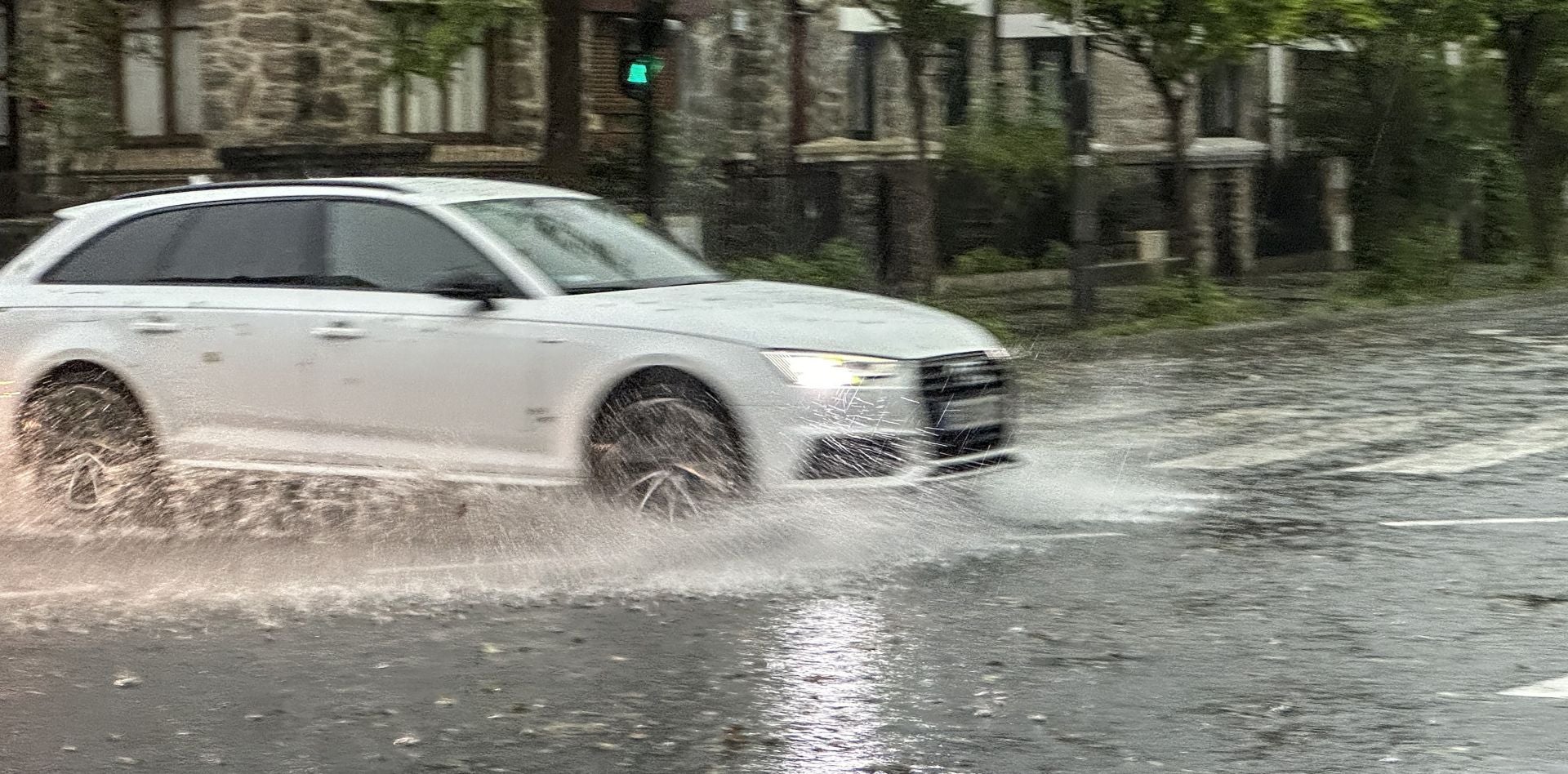 La tormenta de Vitoria en imágenes