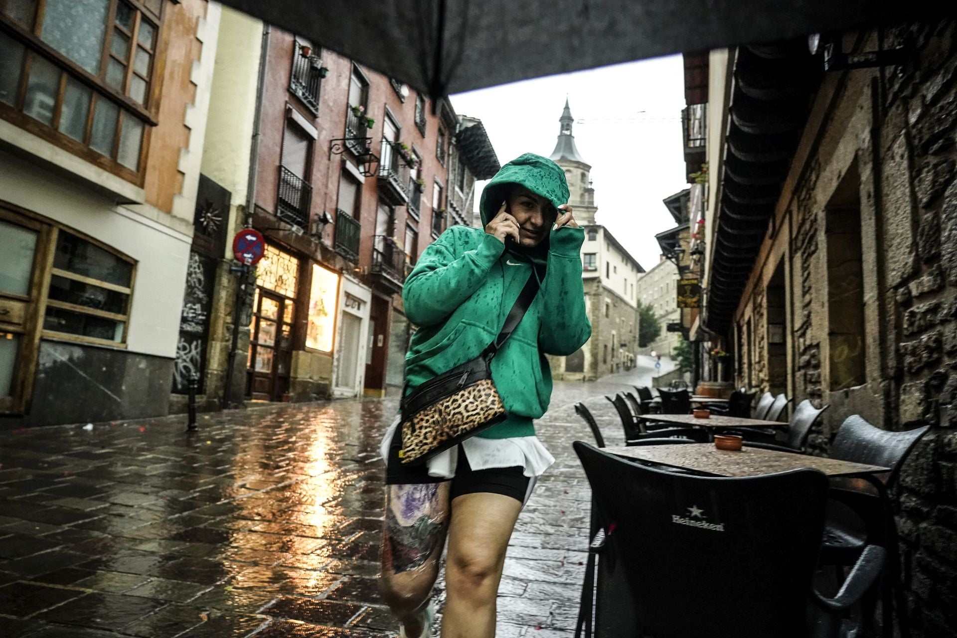 La tormenta de Vitoria en imágenes