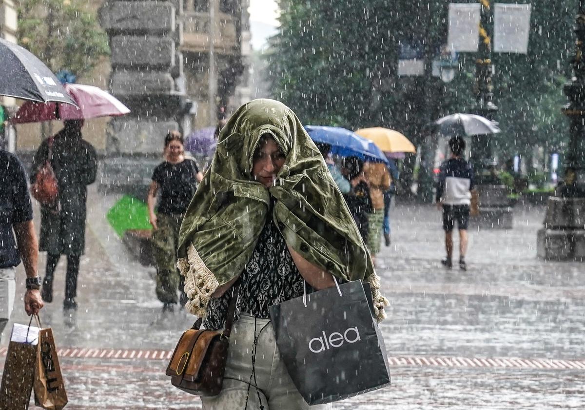 Aviso amarillo en Bizkaia por tormentas, granizo y fuerte viento