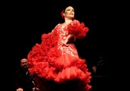 La jerezana Salomé Ramírez, la más vistosa de la función.