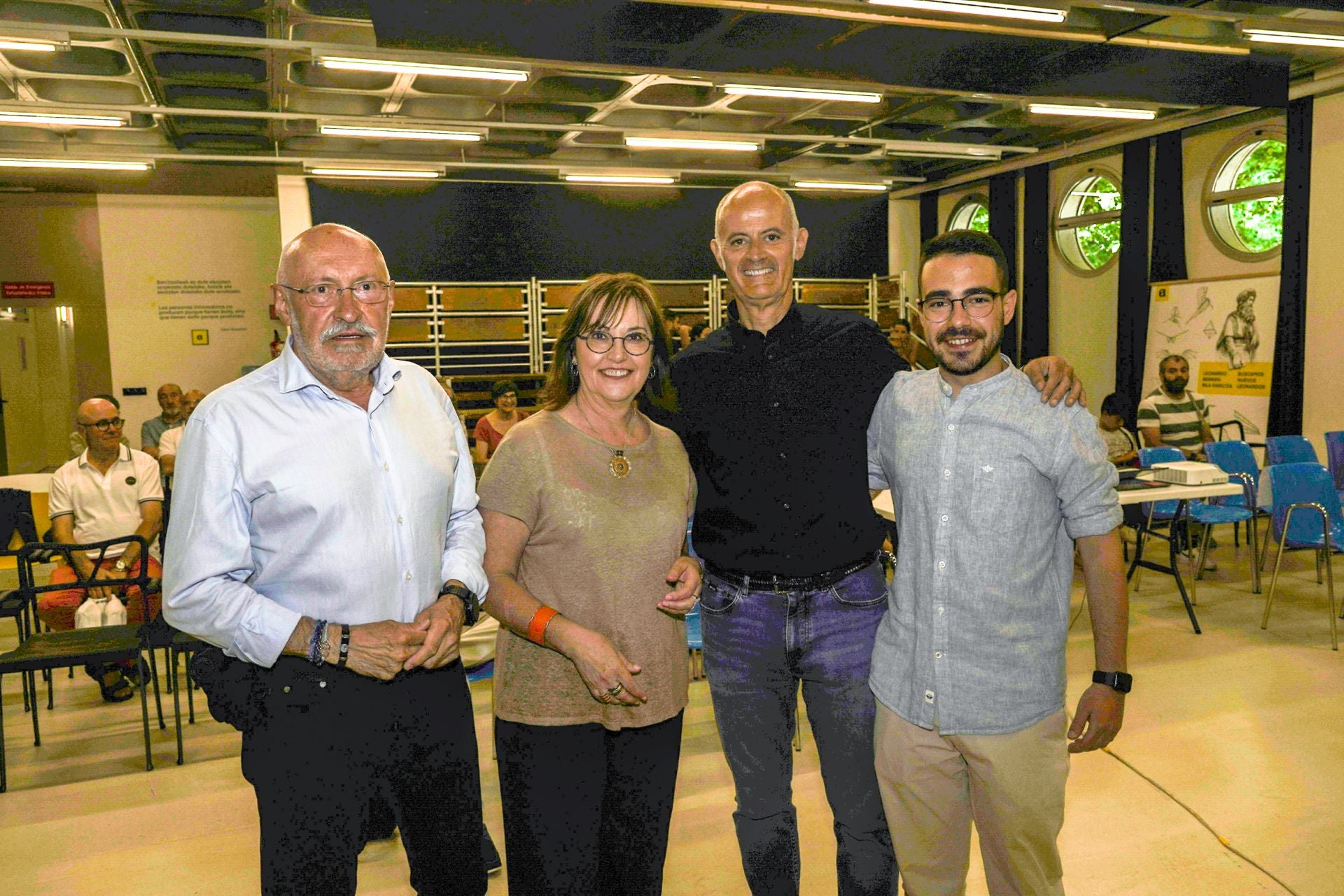 Jon Armentia, Miren Martín, Josetxu Silgo y Pablo Juez