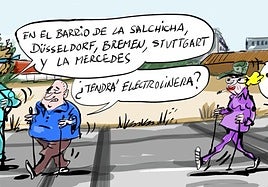 La viñeta de Cerrajería sobre la apertura de una gasolinera y un gimnasio entre Zabalgana y Mercedes