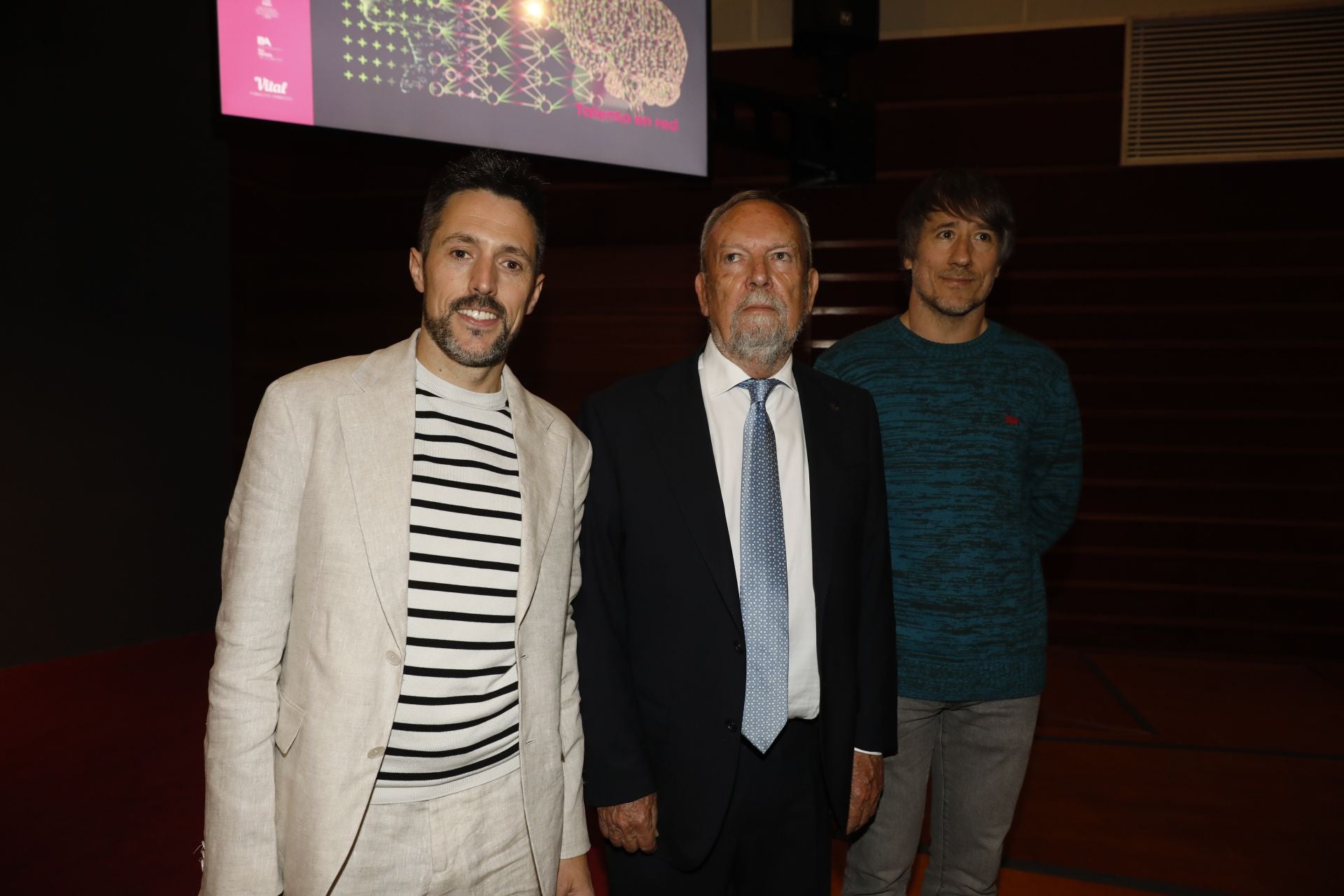 Patxi Ruiz de Samaniego, Pedro Salazar y Juan Gil.