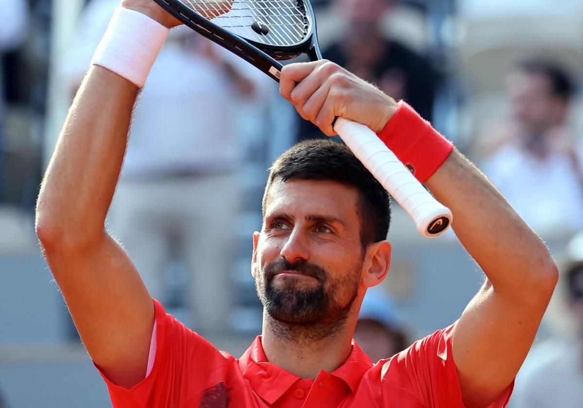 Djokovic agradece el apoyo de la Philippe Chatrier.