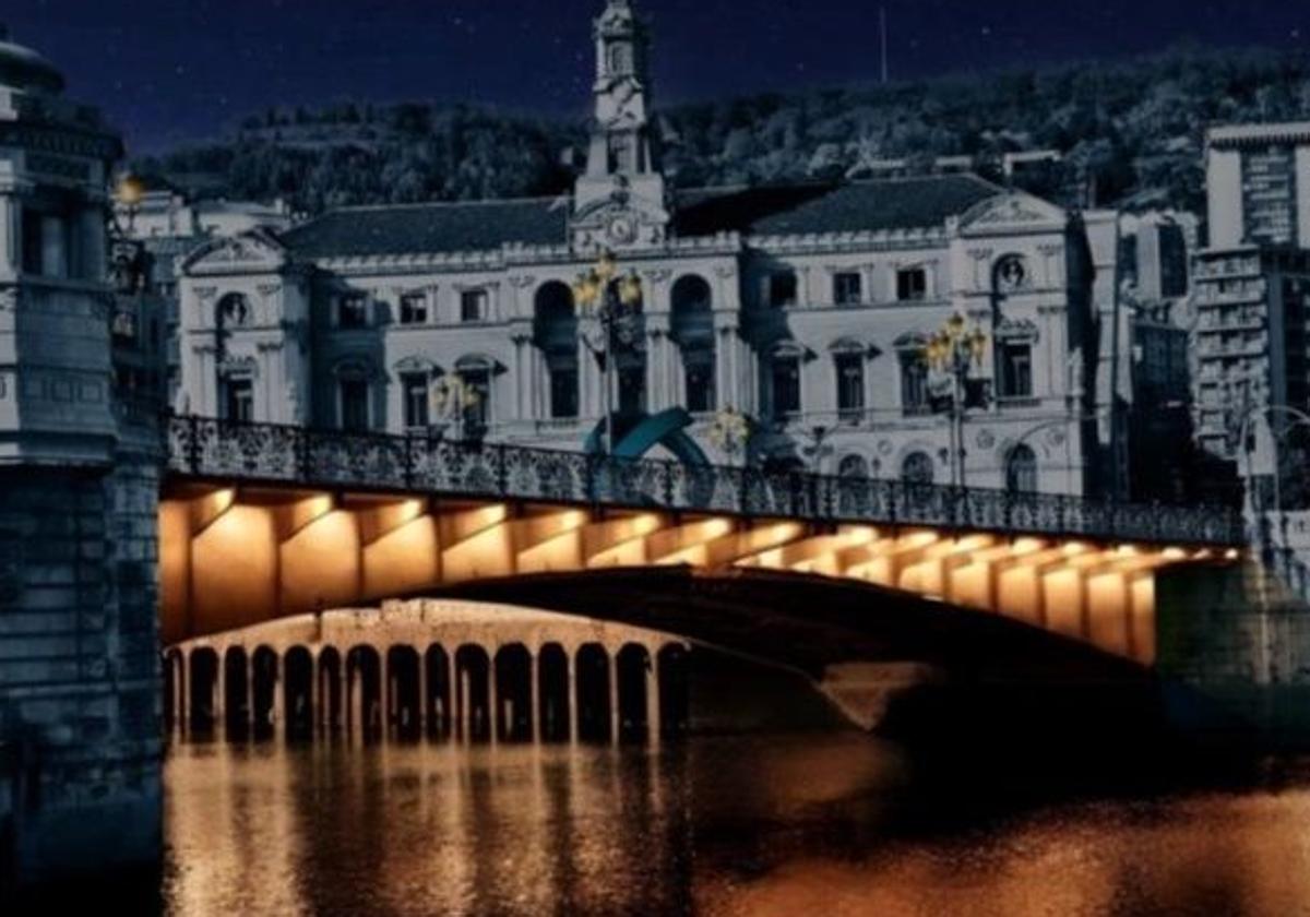 Bilbao da nueva vida al puente del Ayuntamiento y los túneles de Begoña