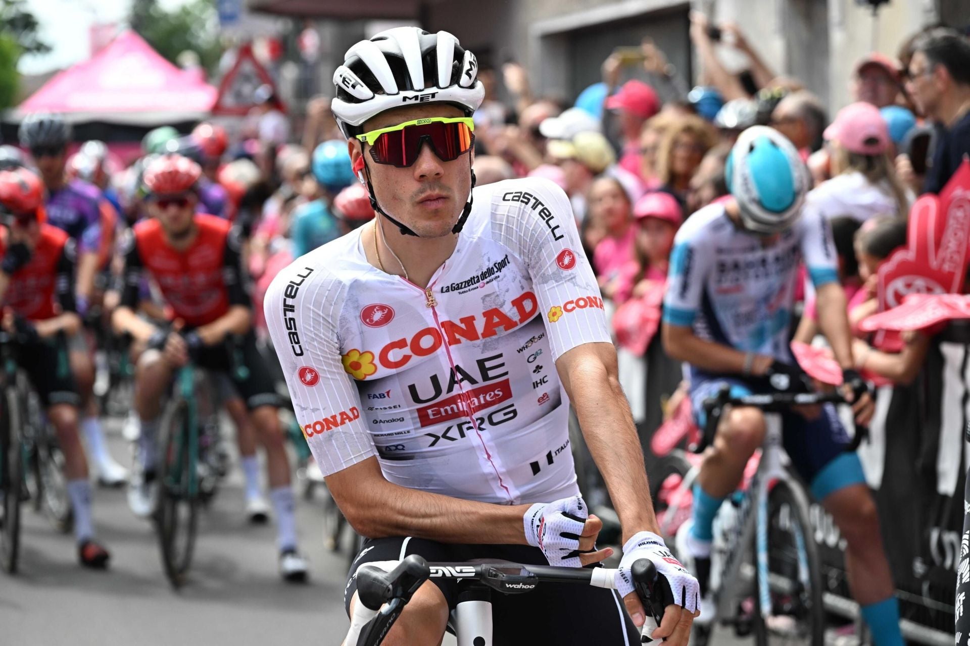 Juan Ayuso, en una salida del reciente Giro de Italia.