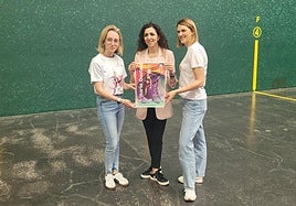 Presentación del VI Open Internacional en el frontón Ogueta.