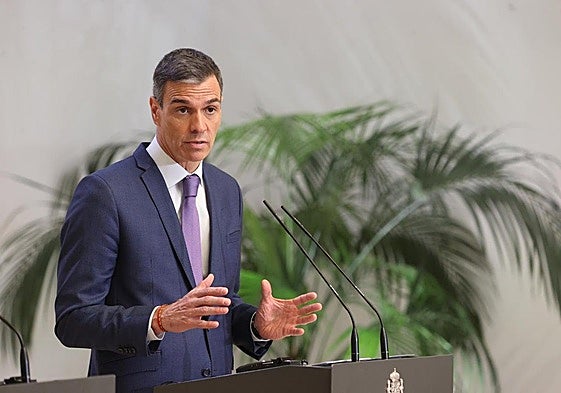El presidente del Gobierno, Pedro Sánchez.