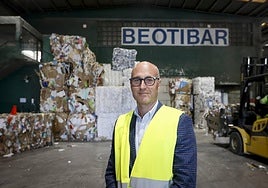Iñigo Jalón, director general de Beotibar Recycling.