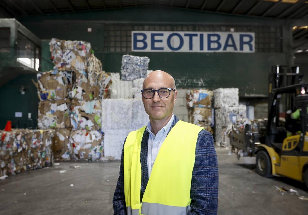 Iñigo Jalón, director general de Beotibar Recycling.