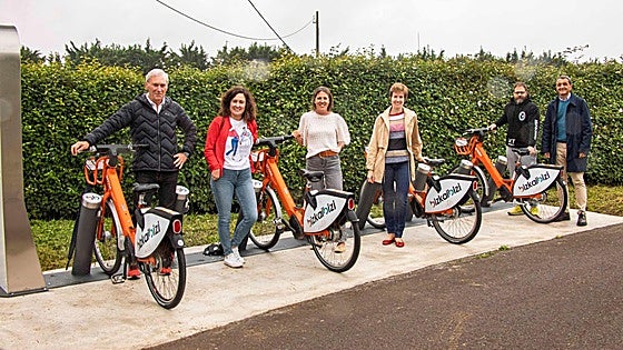 Berango amplía su red de bicicletas eléctricas con una nueva estación de BizkaiBizi