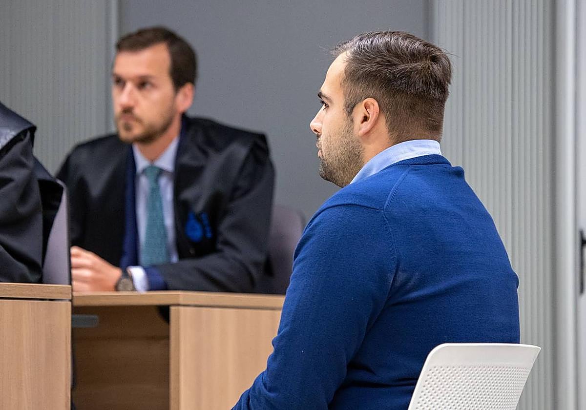 Momento del juicio contra el acusado del atropello mortal.