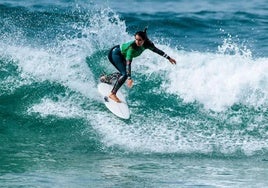 Imagen promocional del campeonato de surf que se iba a celebrar en San Sebastián