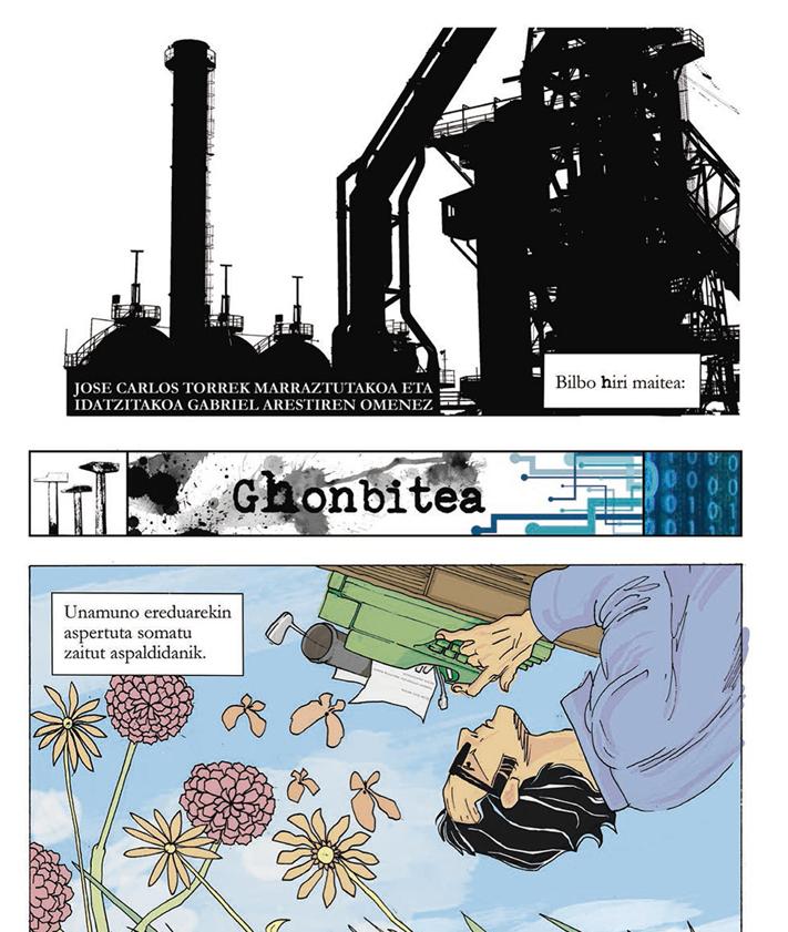 Imagen secundaria 2 - Creaciones artísticas para el libro 'Gabriel Arestik ereindakoak'.