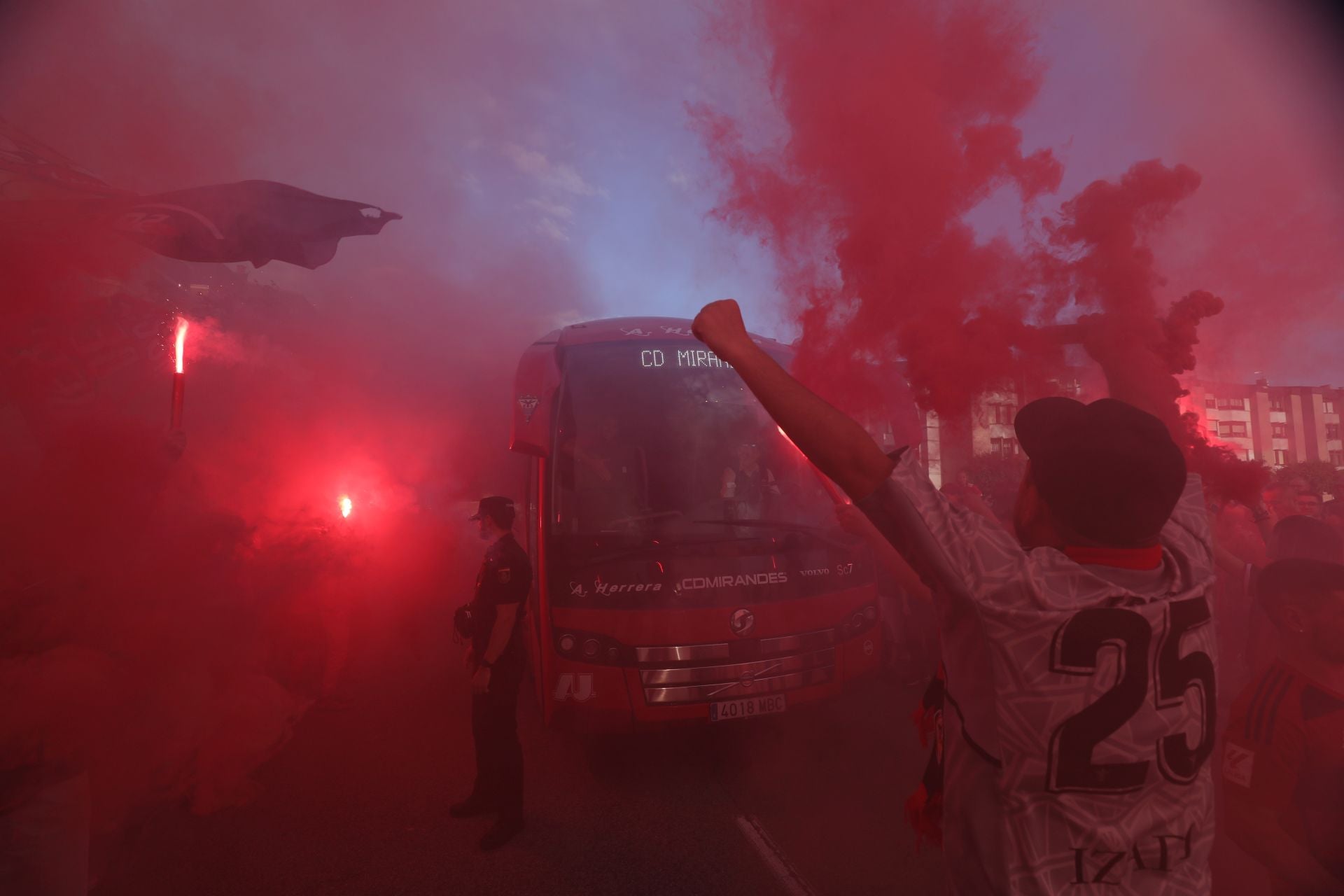 Las imágenes de la fiesta del Mirandés