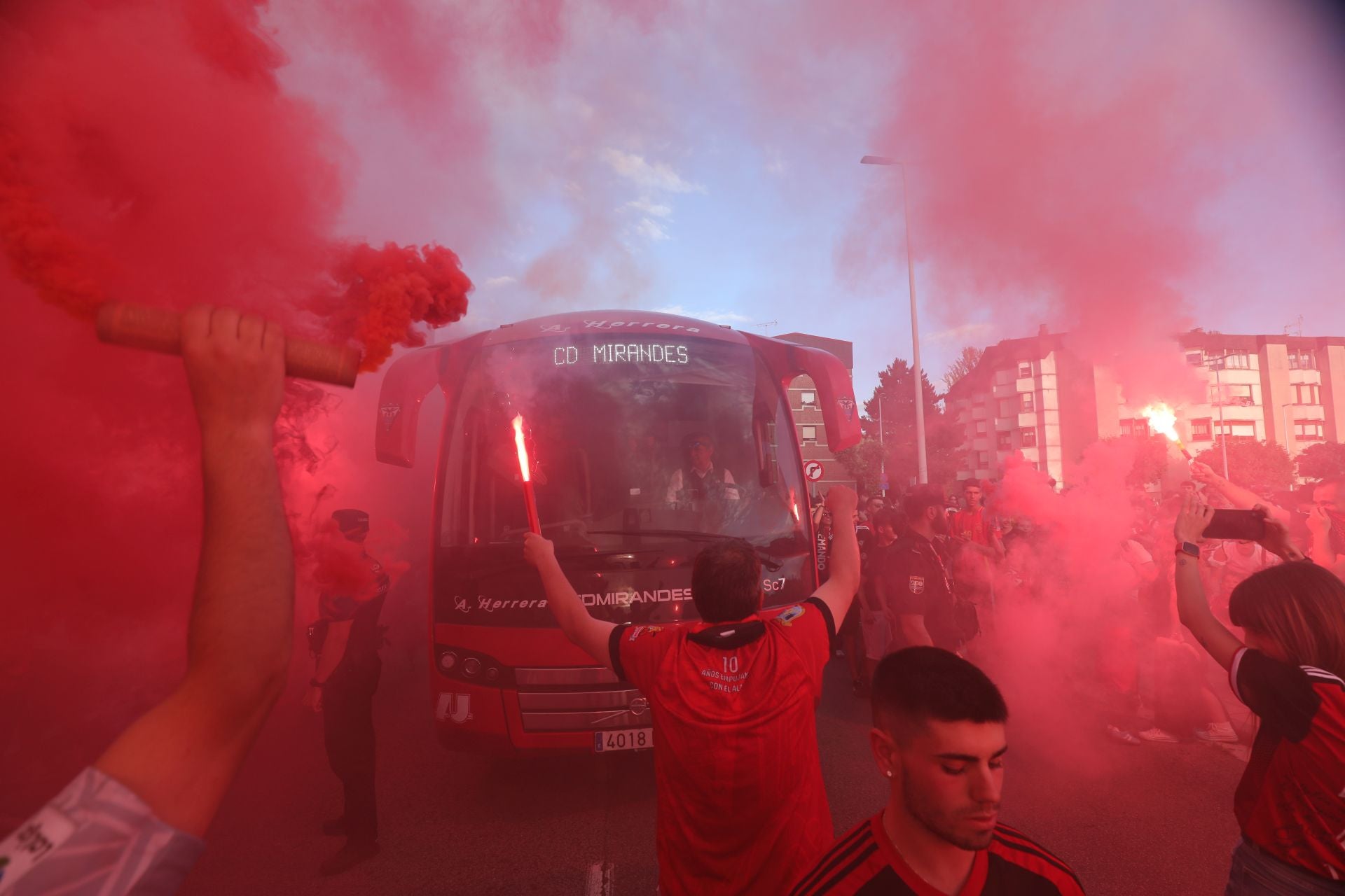Las imágenes de la fiesta del Mirandés