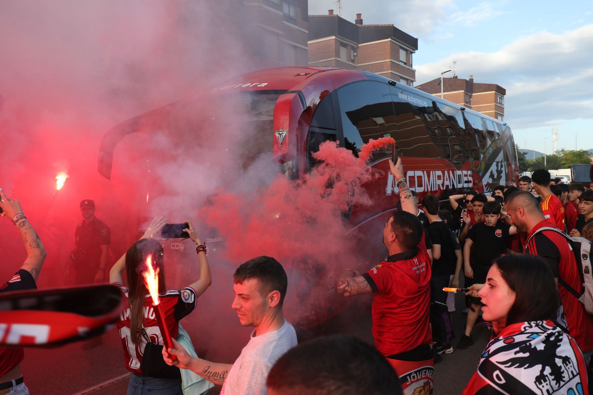 Las imágenes de la fiesta del Mirandés