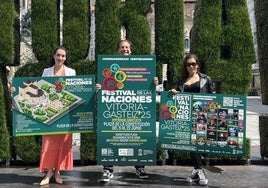 La plaza de la Constitución de Vitoria acoge el Festival de las Naciones