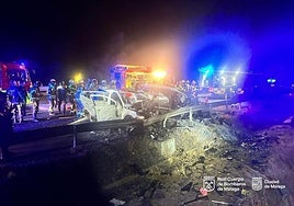 El siniestro se ha producido sobre las 5.30 horas en una salida de la A-7 hacia Torremolinos.