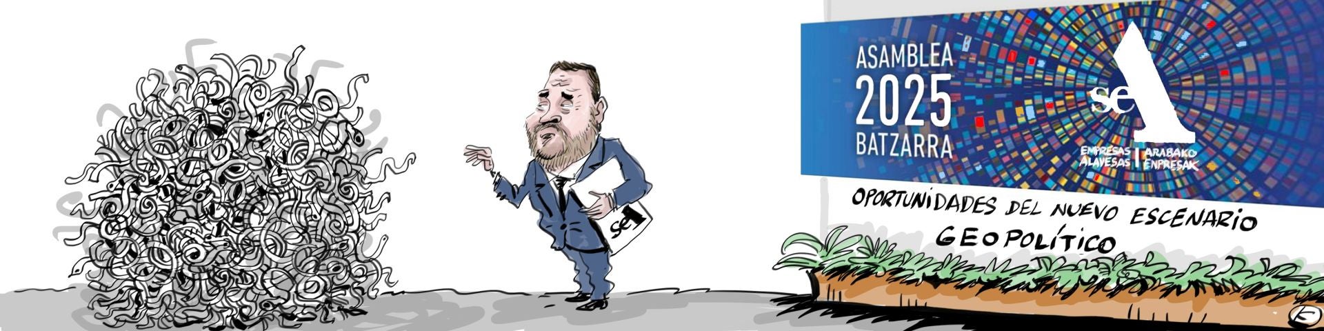 La viñeta de Cerrajería sobre la asamblea de SEA Empresas Alavesas