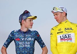 El reencuentro de Pogacar, Vingegaard y Evenepoel