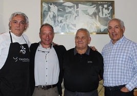 En la imagen, de izquierda a derecha, Ricardo Pérez, Miguel Ángel Peñalba, Daniel García y Juan Luis Cañas.
