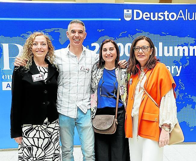 Marisa Valverde, Emilio Quintana, María Socorro Montero y Begoña Madrazo.