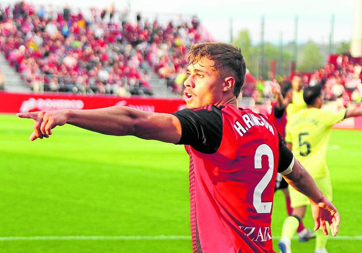 Hugos Rincón está disponible para el partido en Santander.