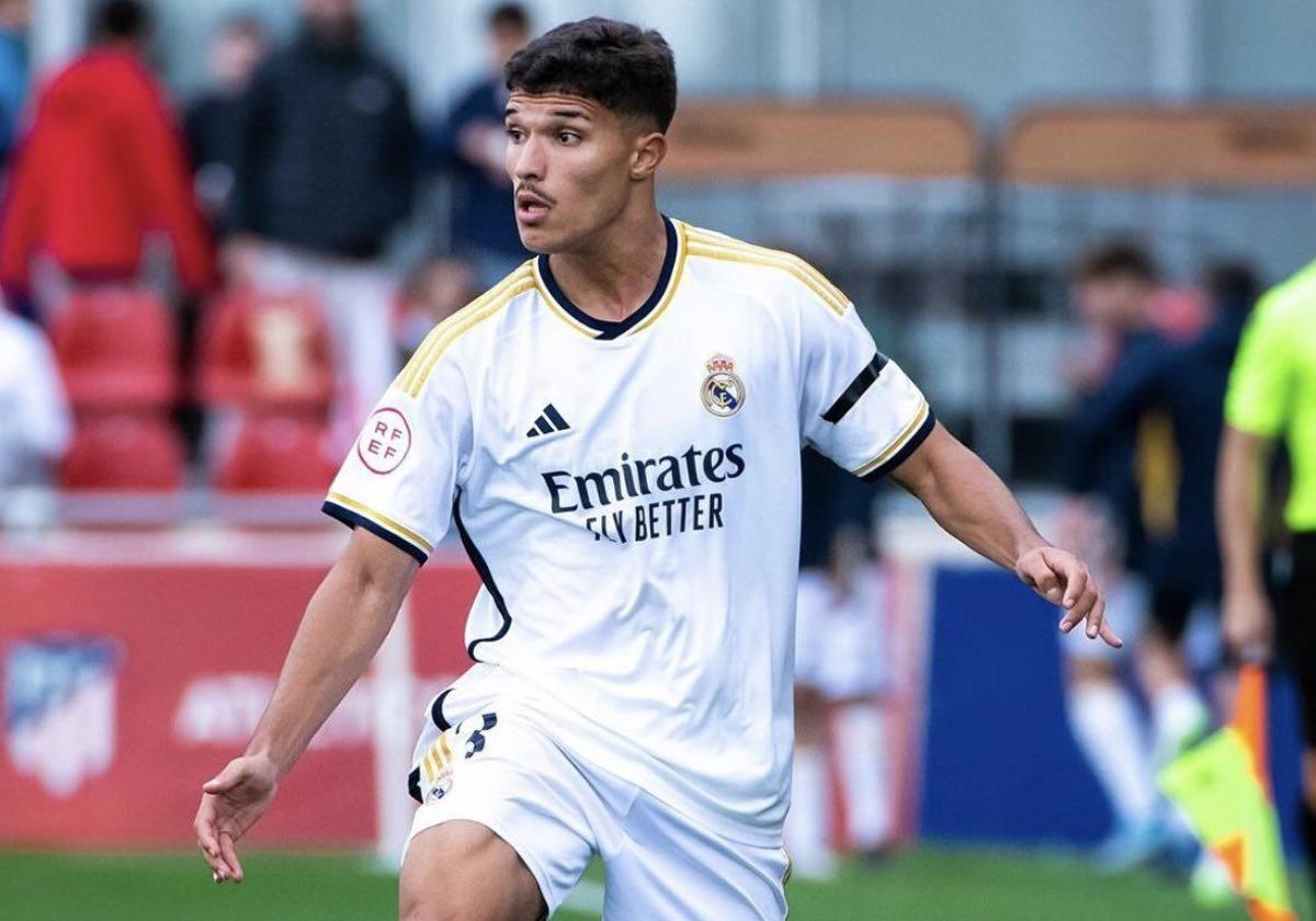 Yusi, con el Real Madrid Castilla.