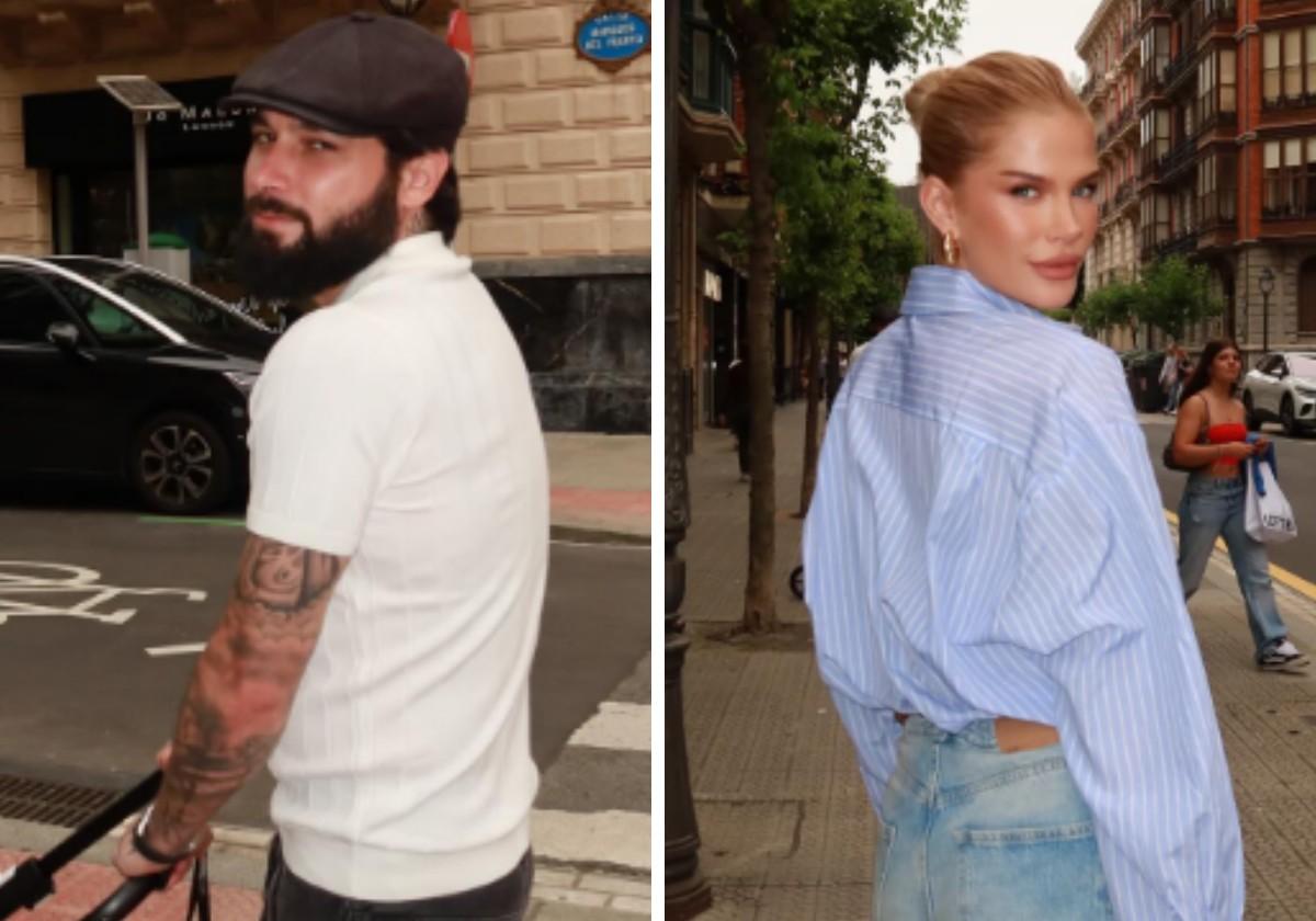 Jota Peleteiro y su mujer pasan unos días en familia en Bilbao