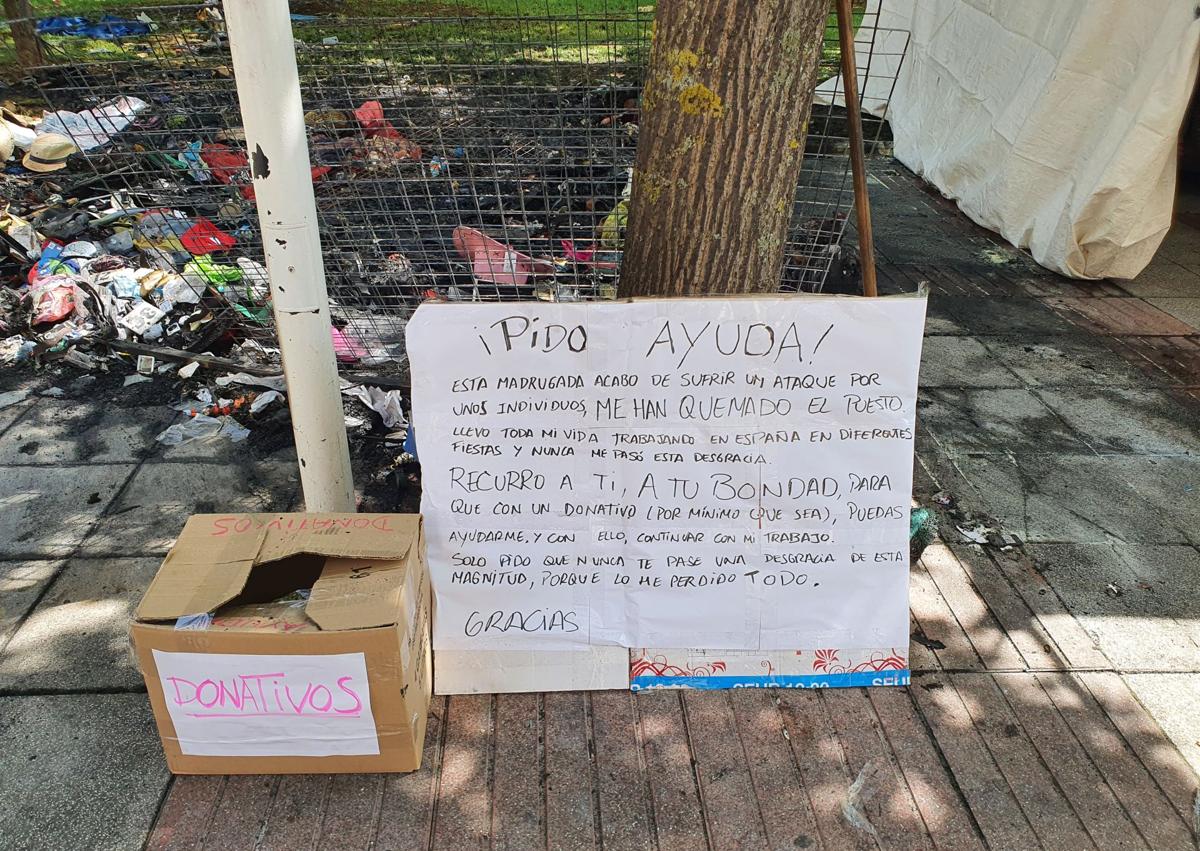 Imagen secundaria 1 - Los mirandeses fueron dejando sus donativos.