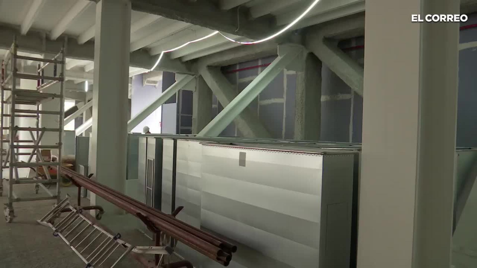 Norman Foster visita Bilbao para ver las obras de la ampliación del museo de Bellas Artes