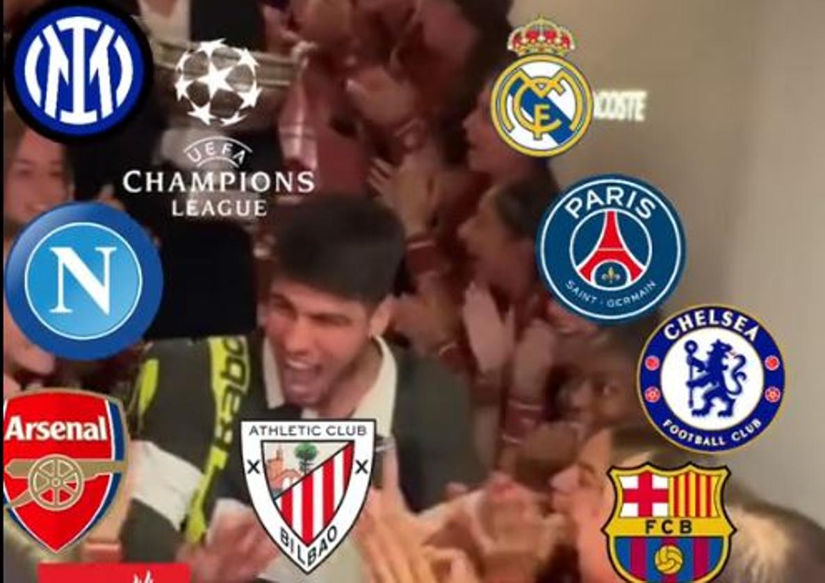 El divertido meme de Alcaraz con el que el Athletic celebra su pase a la Champions