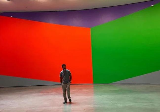 José Luis Cabrera, en el Guggenheim.