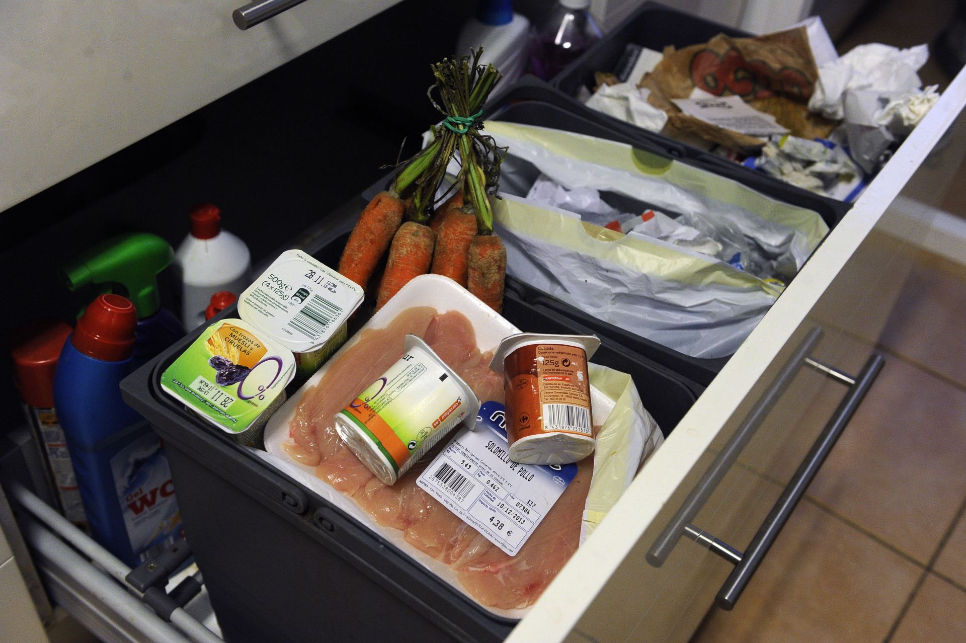 El despilfarro de comida supone un buen pellizco de euros al cabo del año.