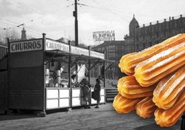 Antigua churrería La Triunfante en la bilbaína plaza del Arriaga.