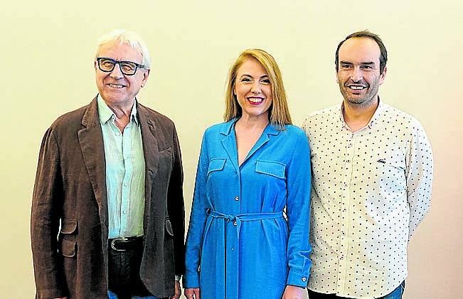 Vicente Reyes, Annia López y Jagoba Santesteban.