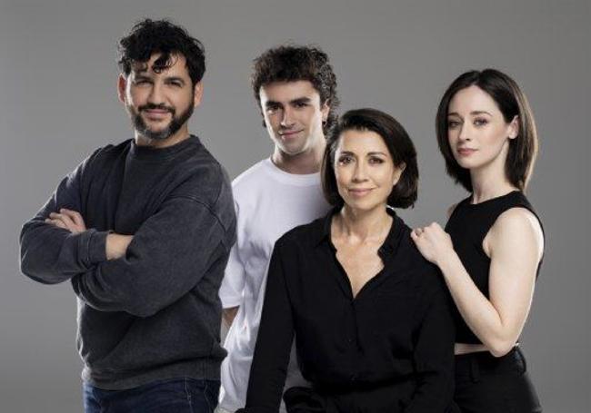 Alicia Borrachero, Elena Rivera, Itzan Escamilla y Fran Perea protagonizan 'El efecto'.