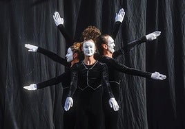 Imagen del espectáculo de Quartet Dekru.