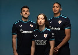 La segunda equipación del Athletic.