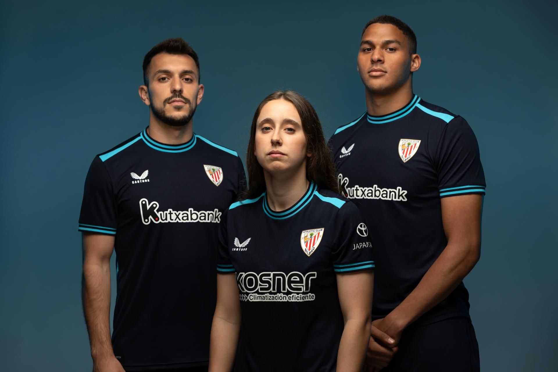 La segunda equipación del Athletic.