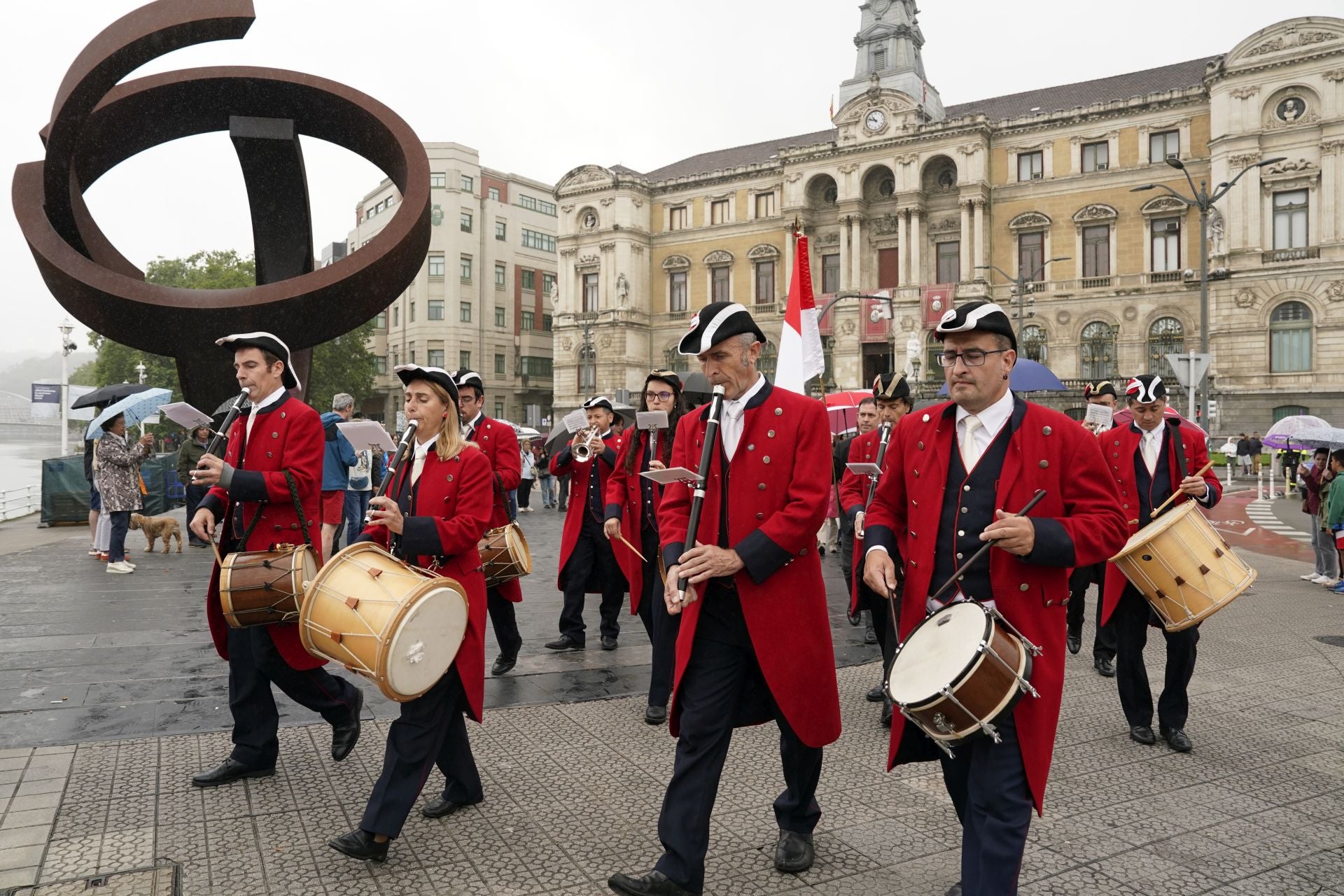 El acto oficial por el 725 aniversario de Bilbao, en imágenes
