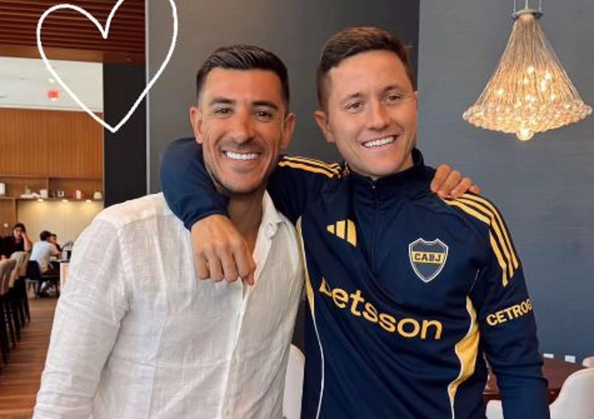 La visita de Yuri a Ander Herrera en Miami