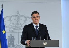 El presidente del Gobierno, Pedro Sánchez.