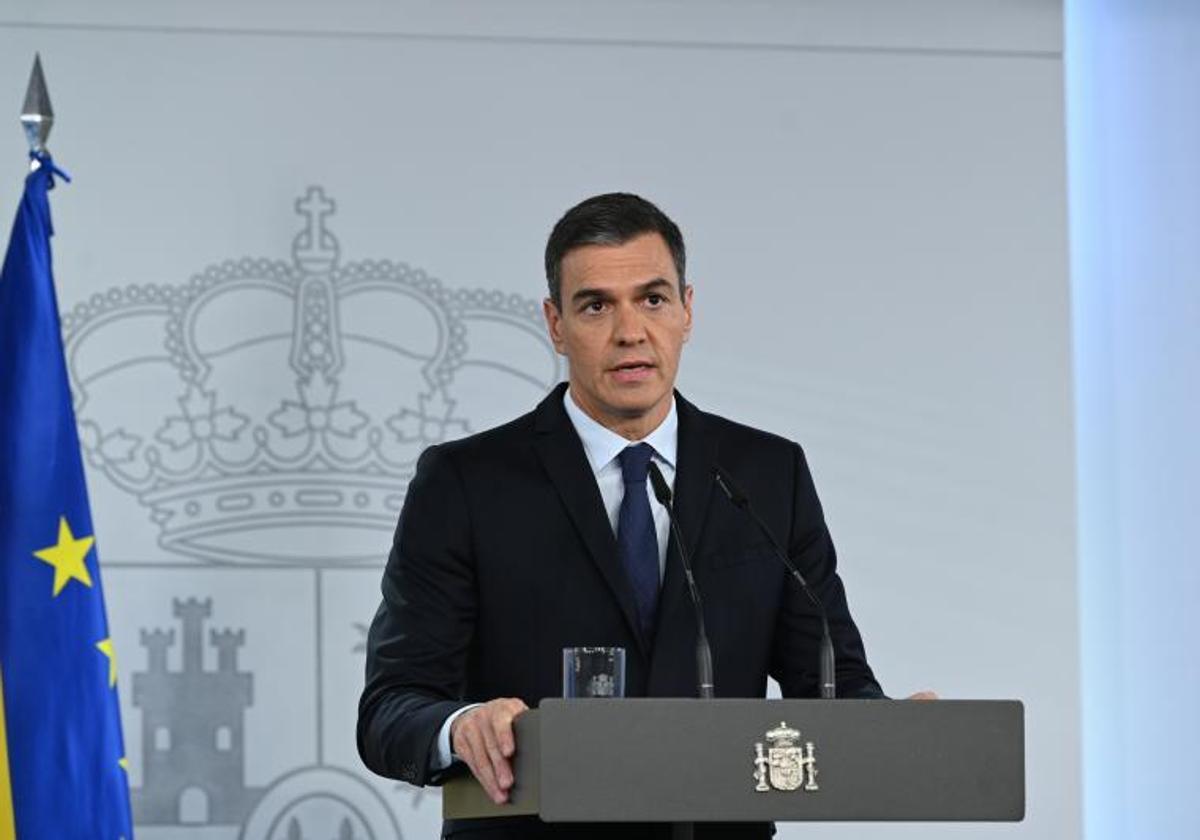 El presidente del Gobierno, Pedro Sánchez.